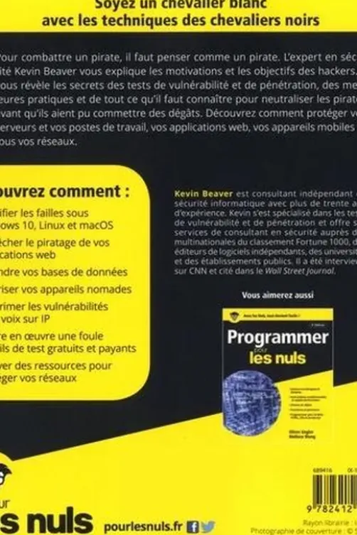 Le hacking pour les nuls, Kevin Beaver