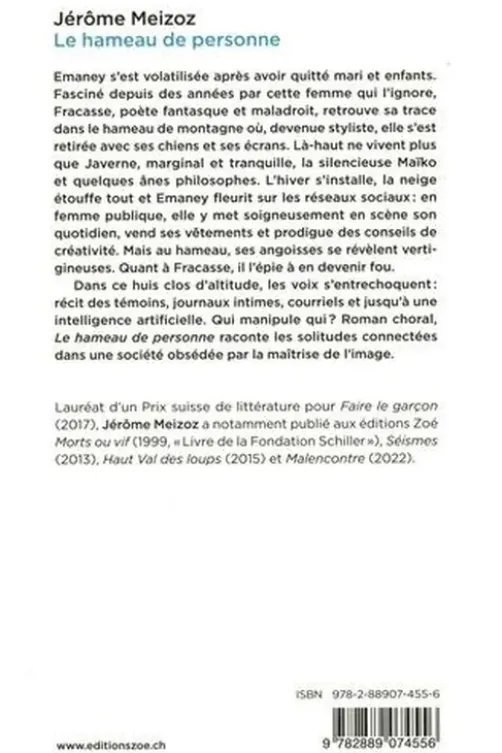Le hameau de personne, Jérôme Meizoz