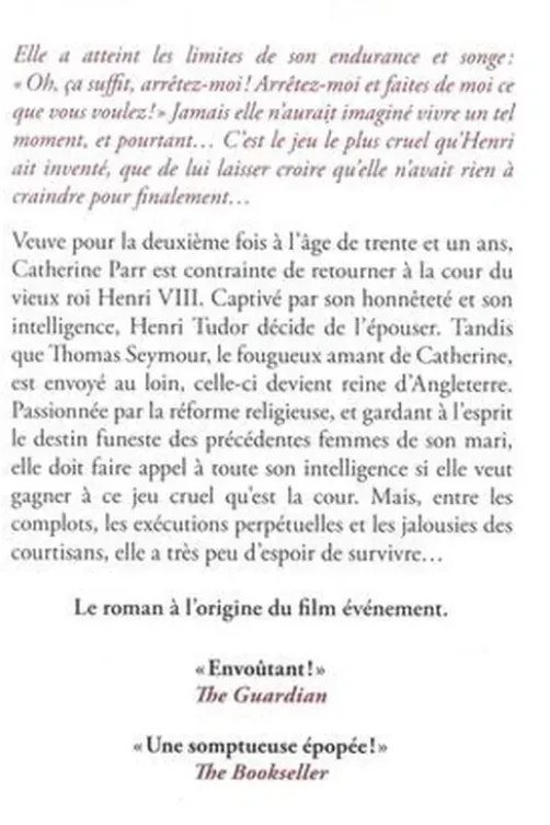 Le jeu de la reine, Elizabeth Fremantle