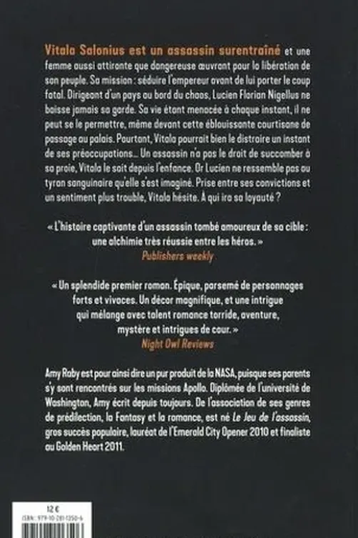 Le jeu de l'assassin, Amy Raby