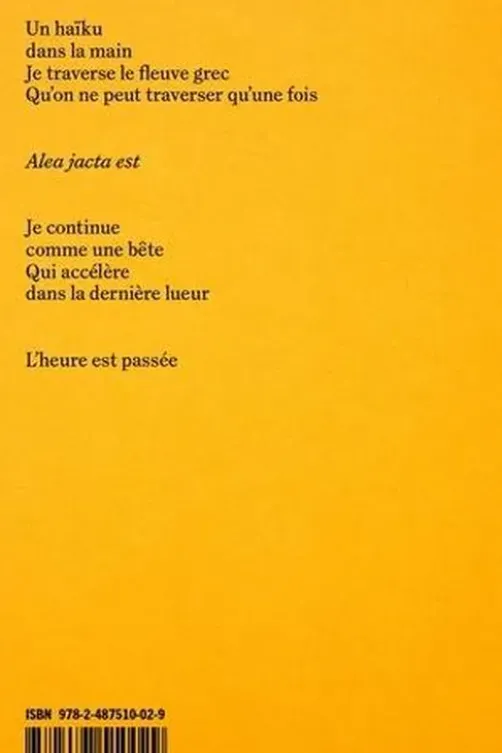 Le jour de l'oraison. Stand-up, Pierre de Cordova