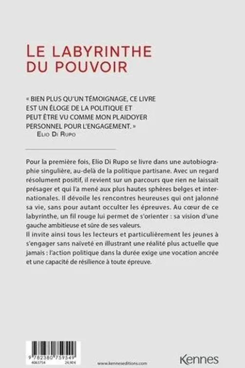 Le labyrinthe du pouvoir, Elio Di Rupo