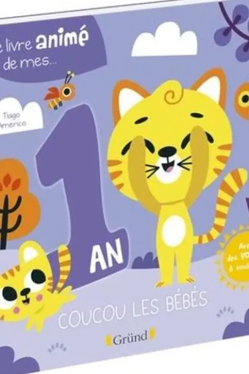 Le livre animé de mes... 1 an. Coucou les bébés, Tiago Americo