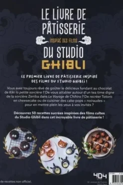 Le livre de pâtisserie inspiré des films du Studio Ghibli, Juliette Lalbaltry