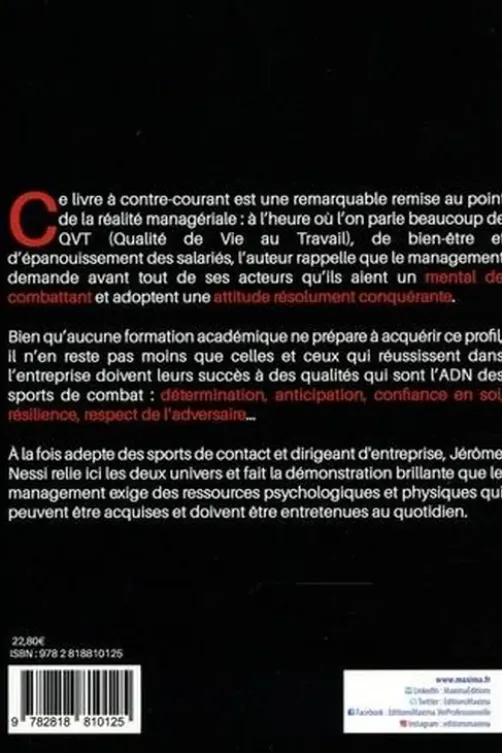 Le management est un sport de combat, Jérôme Nessi