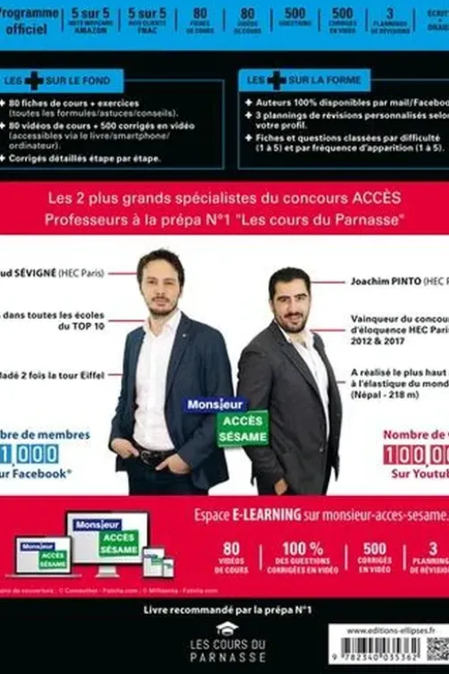 Le manuel de poche du concours Accès. Edition 2020, Joachim Pinto