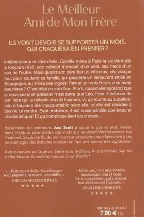 Le Meilleur Ami de mon frère, Ana Scott