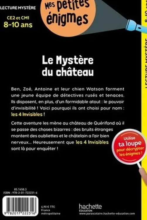 Le Mystère du château CE2 et CM1. Avec une loupe à détacher, Henriette Wich