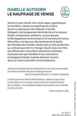 Le naufrage de Venise, Isabelle Autissier