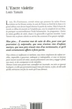 L'encre violette, Louis Tamain