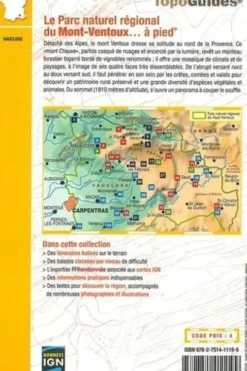 Le Parc naturel régional du Mont-Ventoux... à pied. 44 promenades & randonnées, FFRandonnée