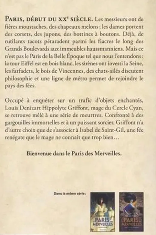 Le Paris des Merveilles Tome 1 : Les Enchantements d'Ambremer. Suivi de Magicis in mobile, Pierre Pevel