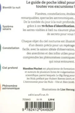Le petit guide du ciel nocturne. Observer les étoiles et les planètes à l'oeil nu, Blandine Pluchet