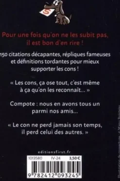 Le petit livre noir des cons. 2e édition, Laurent Gaulet
