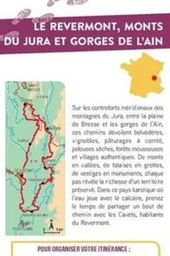 Le Revermont, monts du Jura et gorges de l'Ain. 1/35 000, FFRandonnée