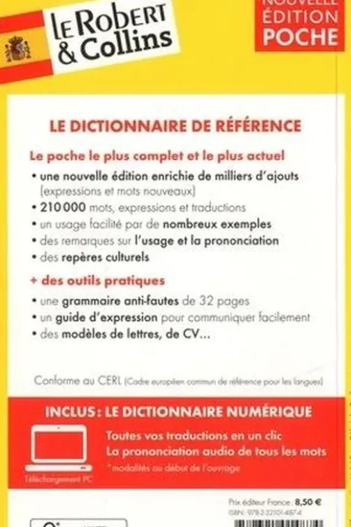 Le Robert & Collins Poche Espagnol. Français-espagnol/espagnol-français, 8e édition