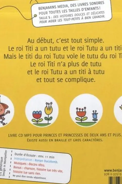 Le roi Titi & le roi Tutu. Avec 1 CD audio MP3, Edouard Manceau