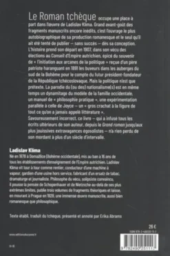 Le roman tchèque, Ladislav Klíma