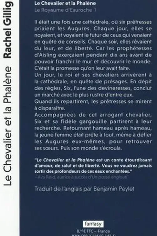 Le Royaume d'Eauroche Tome 1 : Le Chevalier et la Phalène, Rachel Gillig
