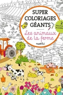 Les animaux de la ferme. 2 posters à assembler !, Elodie Bossrez