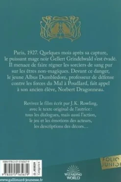 Les animaux fantastiques. Tome 2, Les crimes de Grindelwald. Le texte du film, J.K. Rowling