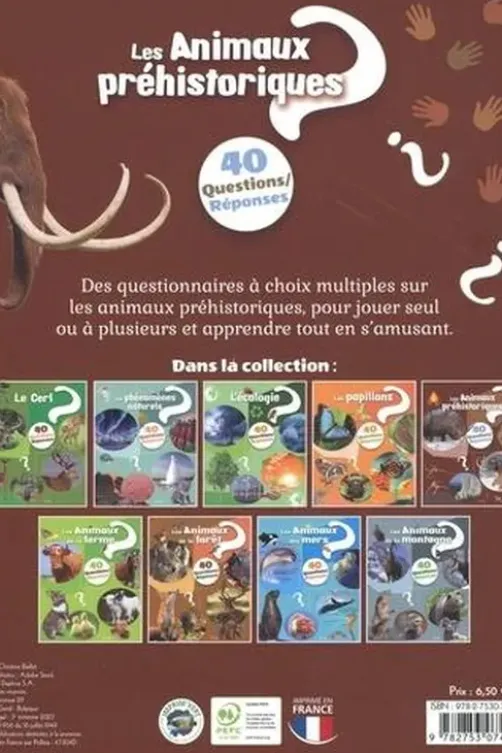 Les animaux préhistoriques, Christine Baillet