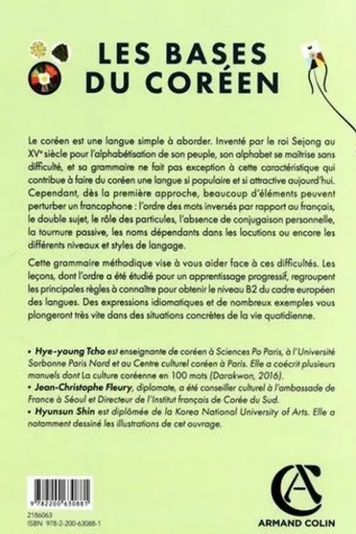 Les bases du coréen. Grammaire progressive en 99 leçons, Hye-young Tcho