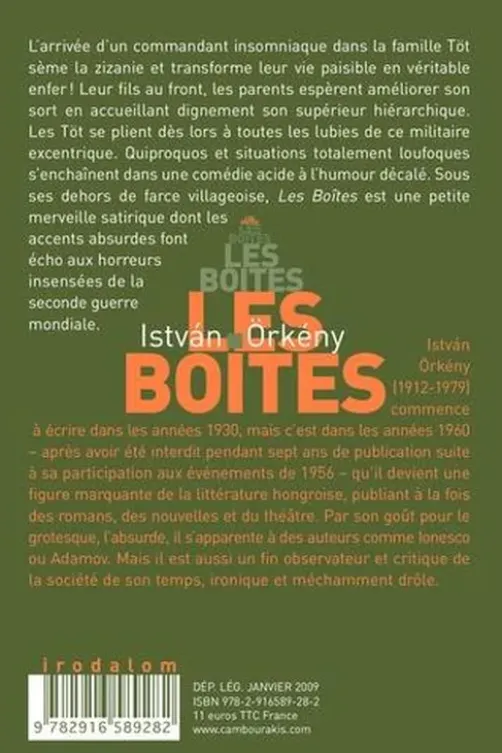 Les boîtes, Istvan Orkény