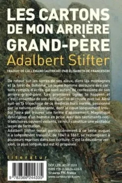 Les cartons de mon arrière-grand-père, Adalbert Stifter