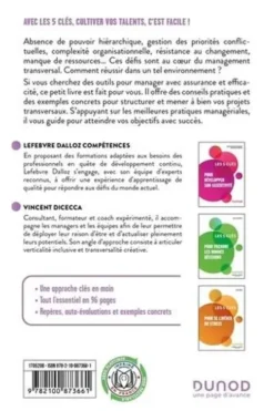 Les 5 clés du management transversal, Vincent Dicecca