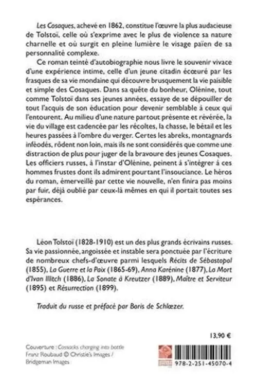 Les Cosaques, Léon Tolstoï