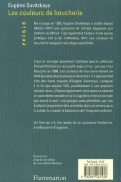 Les couleurs de boucherie. Précédé de L'Empire, Eugène Savitzkaya