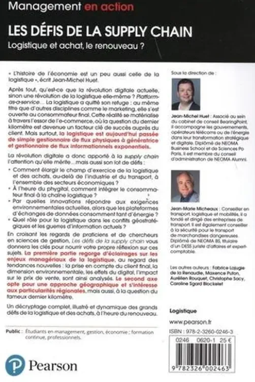Les défis de la supply chain. Logistique et achat, le renouveau ?, Jean-Michel Huet