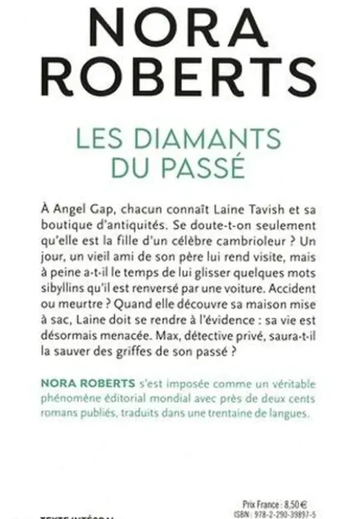 Les diamants du passé, Nora Roberts