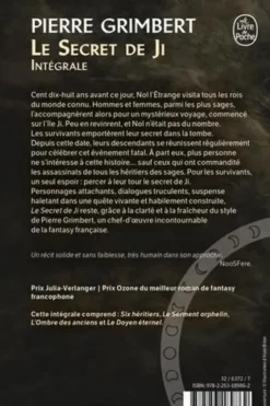 Le Secret de Ji Intégrale, Pierre Grimbert