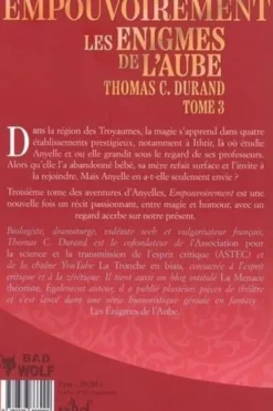 Les Enigmes de l'Aube Tome 3 : Empouvoirement, Thomas C. Durand