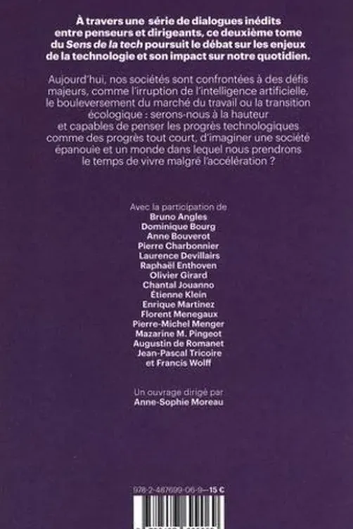 Le sens de la Tech. Tome 2. Dialogues entre penseurs et dirigeants, Anne-Sophie Moreau