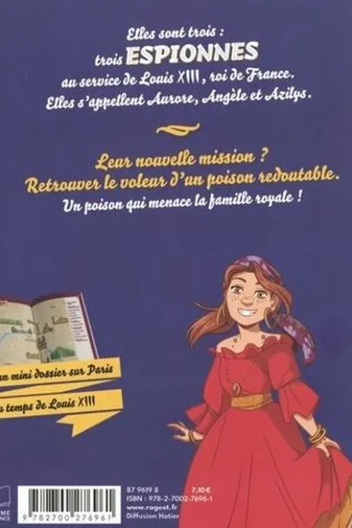 Les espionnes du roi Tome 2 : Le poison du Jardin des plantes, Christelle Chatel