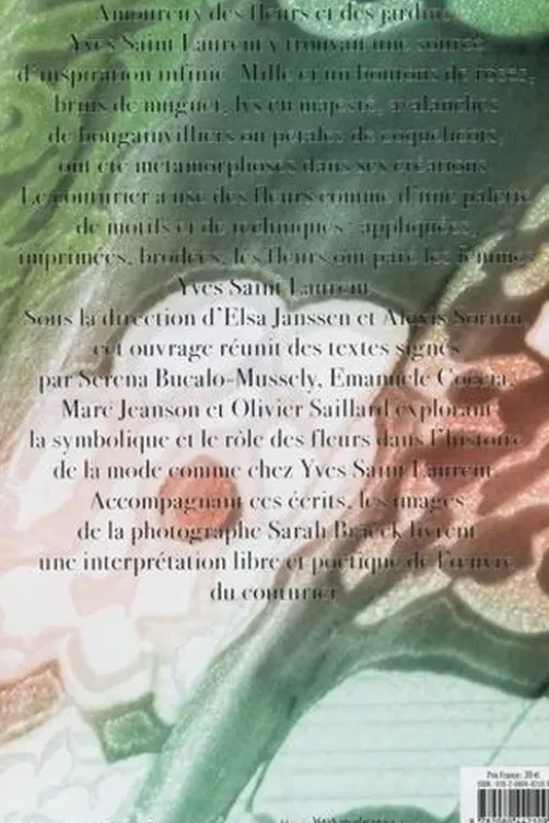 Les fleurs d'Yves Saint Laurent, Elsa Janssen