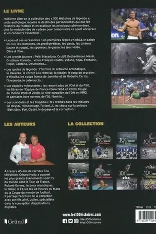 Les 100 histoires de légende du football, Gérard Holtz