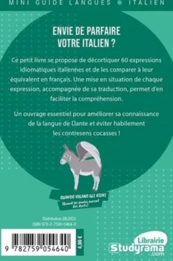 Les idiomatiques en italien. 60 expressions à connaître, Textes en français et en italien, Bernard-Albert Chevalier