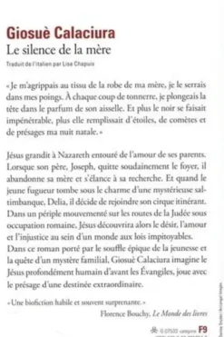 Le silence de la mère, Giosuè Calaciura