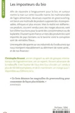 Les imposteurs du bio, Christophe Brusset