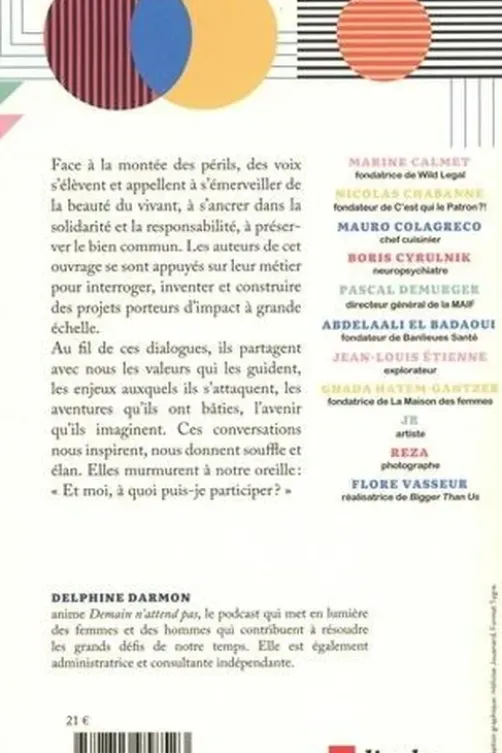 Les inspirants. Faire de son métier un engagement, Delphine Darmon