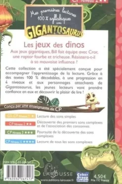 Les jeux des Dinos. CP Niveau 2, Aurélia Onyszko-Leclaire