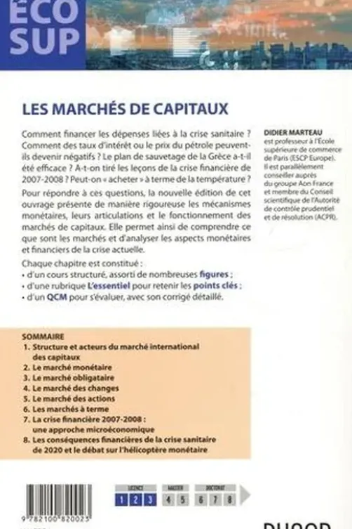 Les marchés de capitaux. 3e édition, Didier Marteau
