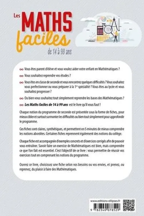 Les maths faciles. De 14 à 99 ans, Olivier Garde
