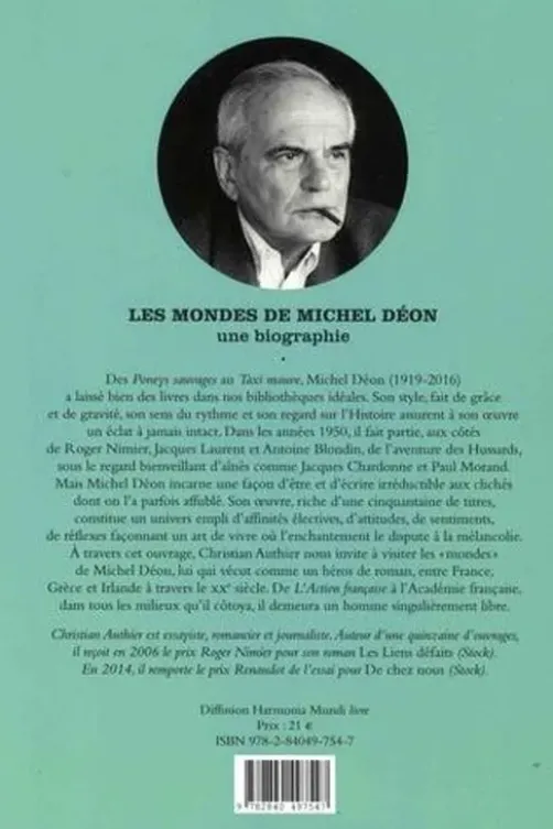 Les mondes de Michel Déon. Une biographie, Christian Authier