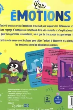 Les émotions. Avec 10 cartes situations, Joanie Ferland-Globensky