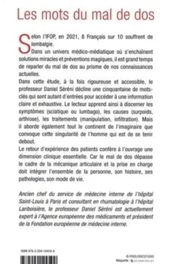 Les mots du mal de dos, Daniel Séréni